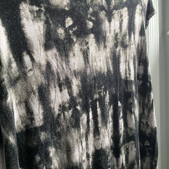 Super soft black and white tie dye dress/tunic - Picture 2 of 4